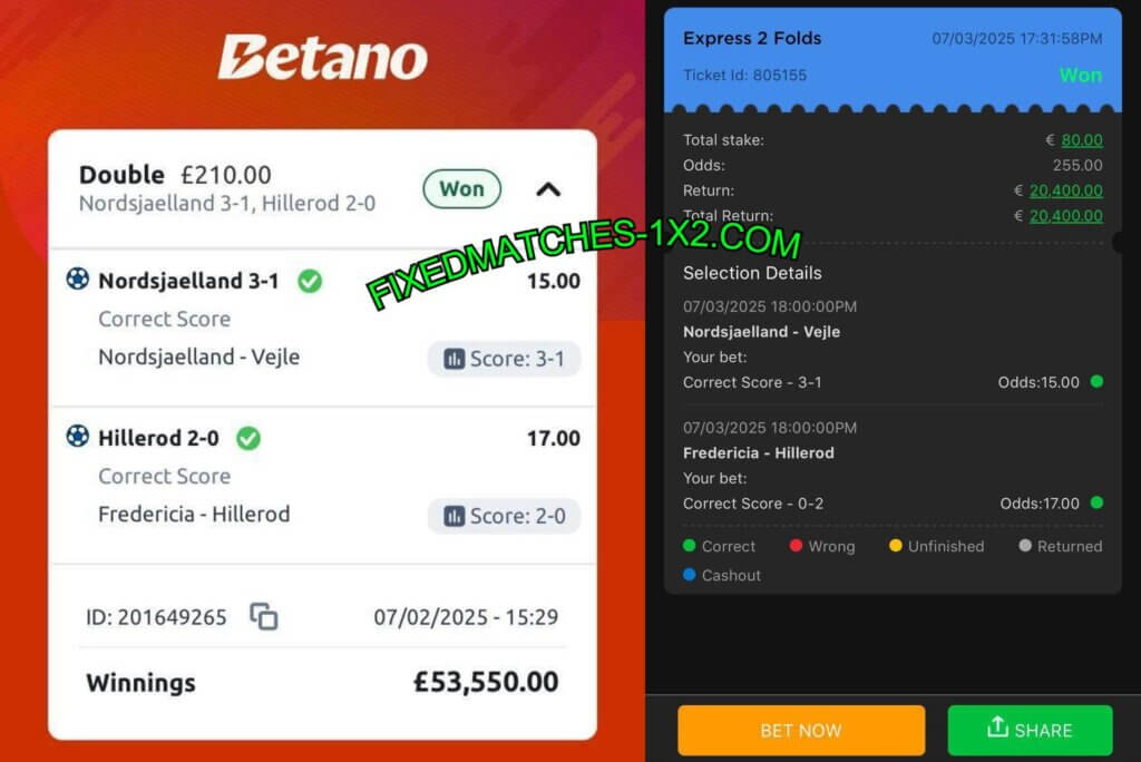 BETANO FOOTBALL FIXED MATCHES BETTING TIPS