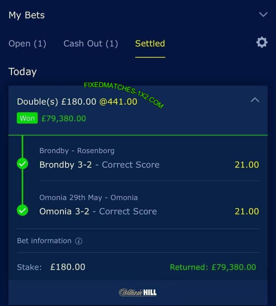 WILLIAMHILL SURE FIXED BETTING TIPS