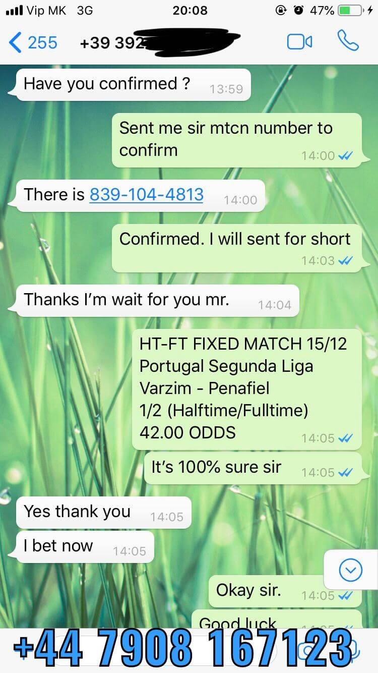 get fixed match online ht ft