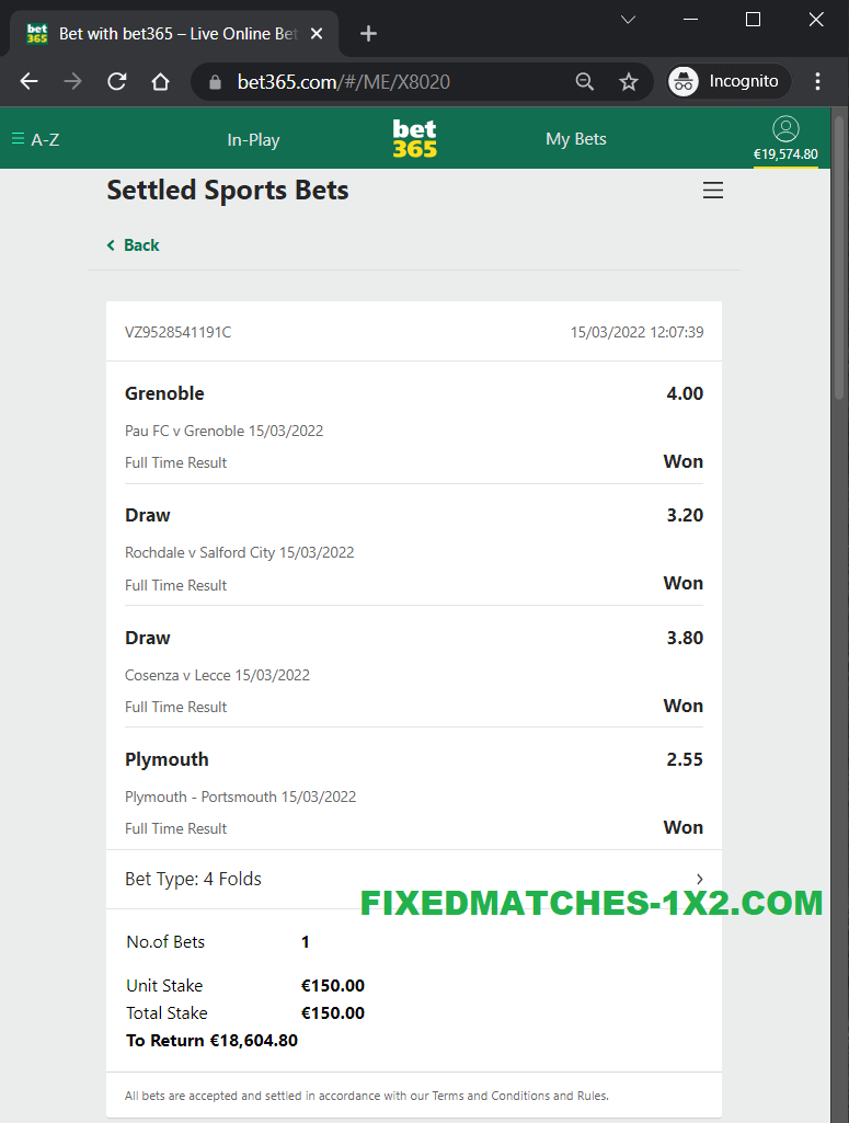 SURE BETTING TIPS 1X2 SOCCER PREDICTIONS FIXED MATCHES WON 1503