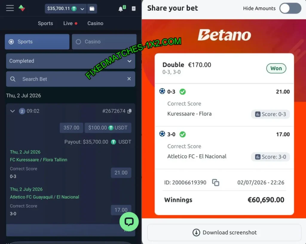 BETANO CORRECT SCORE MATCHES BETANO CORRECT SCORE MATCHES