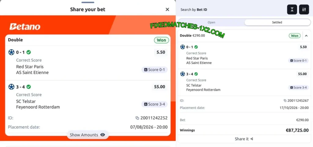 BETANO SURE CORRECT SCORE MATCH BETANO SURE CORRECT SCORE MATCH