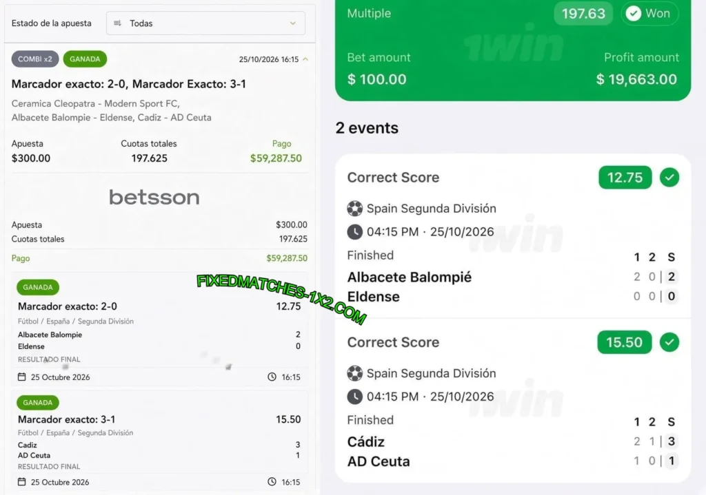 BETSSON CORRECT SCORE MATCHES BETSSON CORRECT SCORE MATCHES