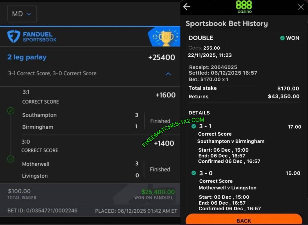 FANDUEL SPORTS BOOK FIXED MATCHES FANDUEL SPORTS BOOK FIXED MATCHES
