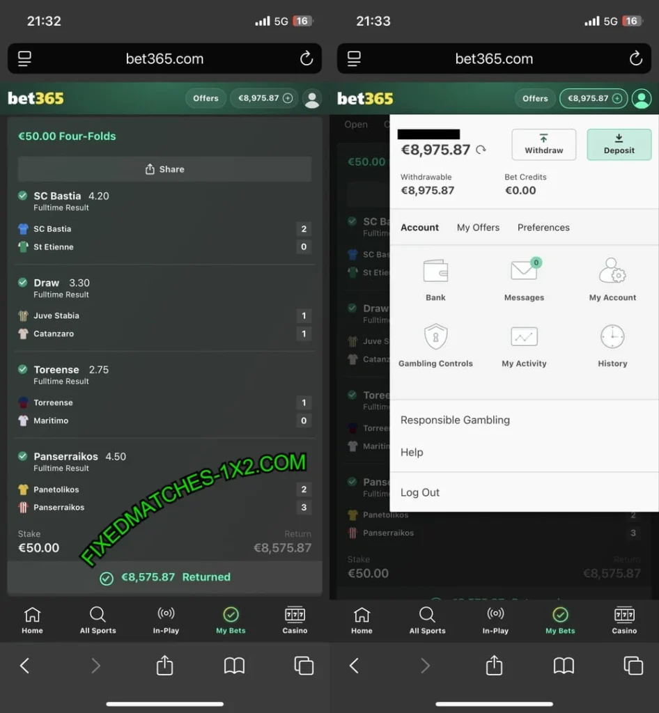 FIXED MATCH 1X2 VIP TICKET OFFER FIXED MATCH 1X2 VIP TICKET OFFER
