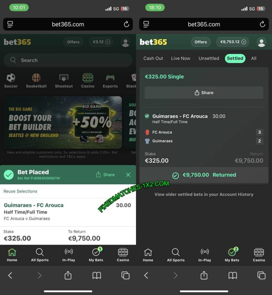 FIXED MATCHES 1X2 HTFT BETS FIXED MATCHES 1X2 HTFT BETS