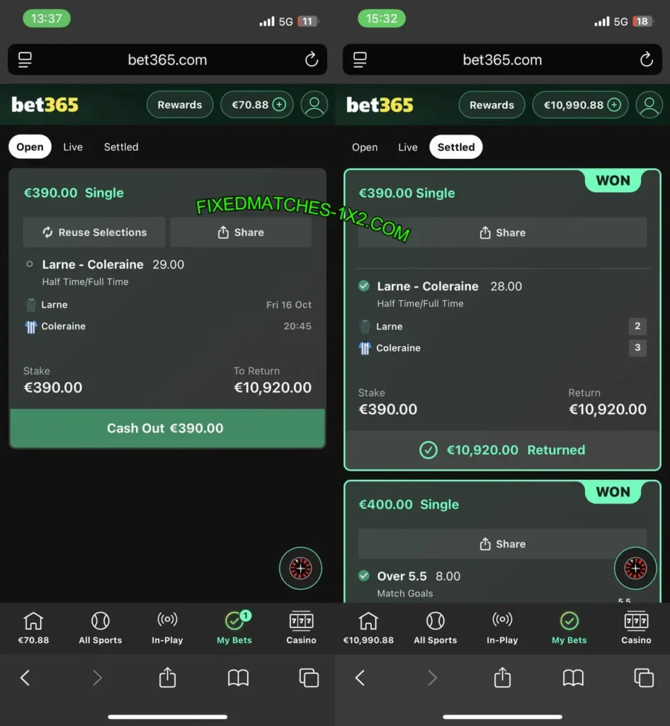FIXED MATCHES 1X2 HTFT BETS FIXED MATCHES 1X2 HTFT BETS