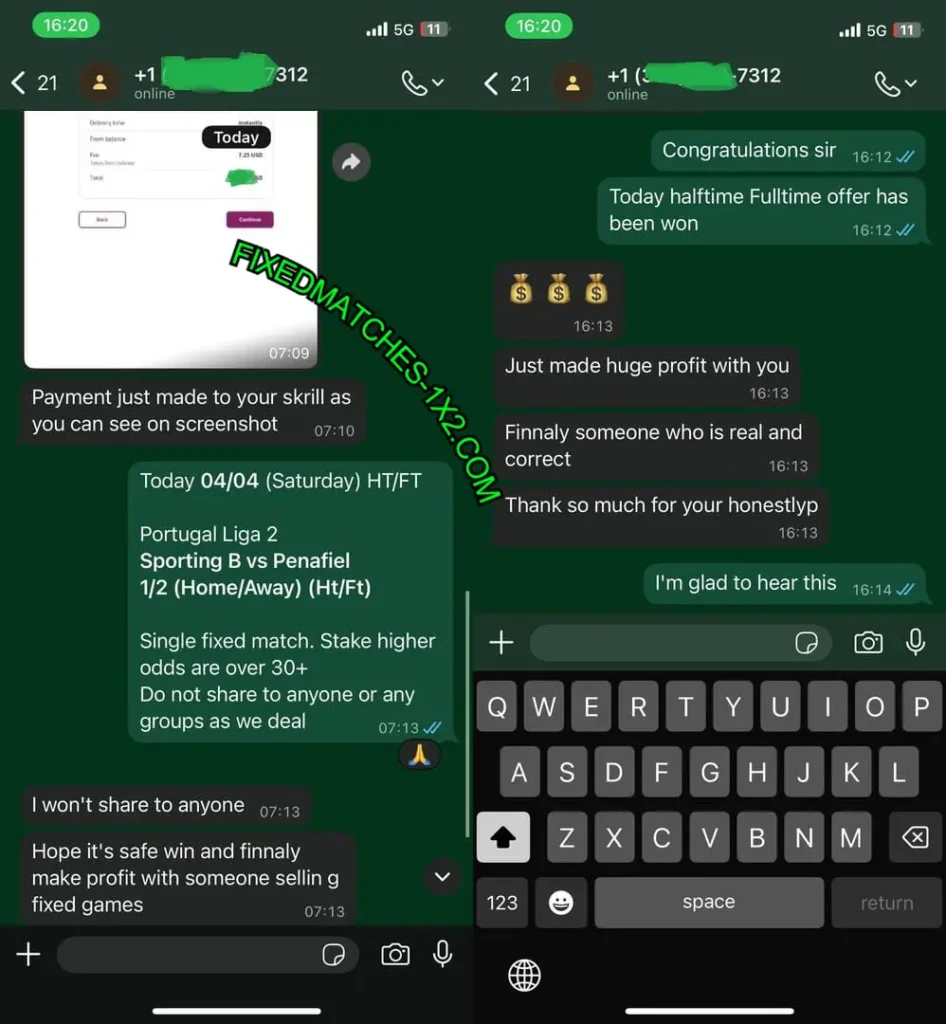 FIXED TELEGRAM HALFTIME FULLTIME TIPS