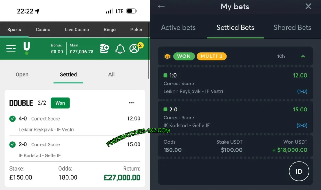 FANDUEL CORRECT SCORE MATCHES FANDUEL CORRECT SCORE MATCHES
