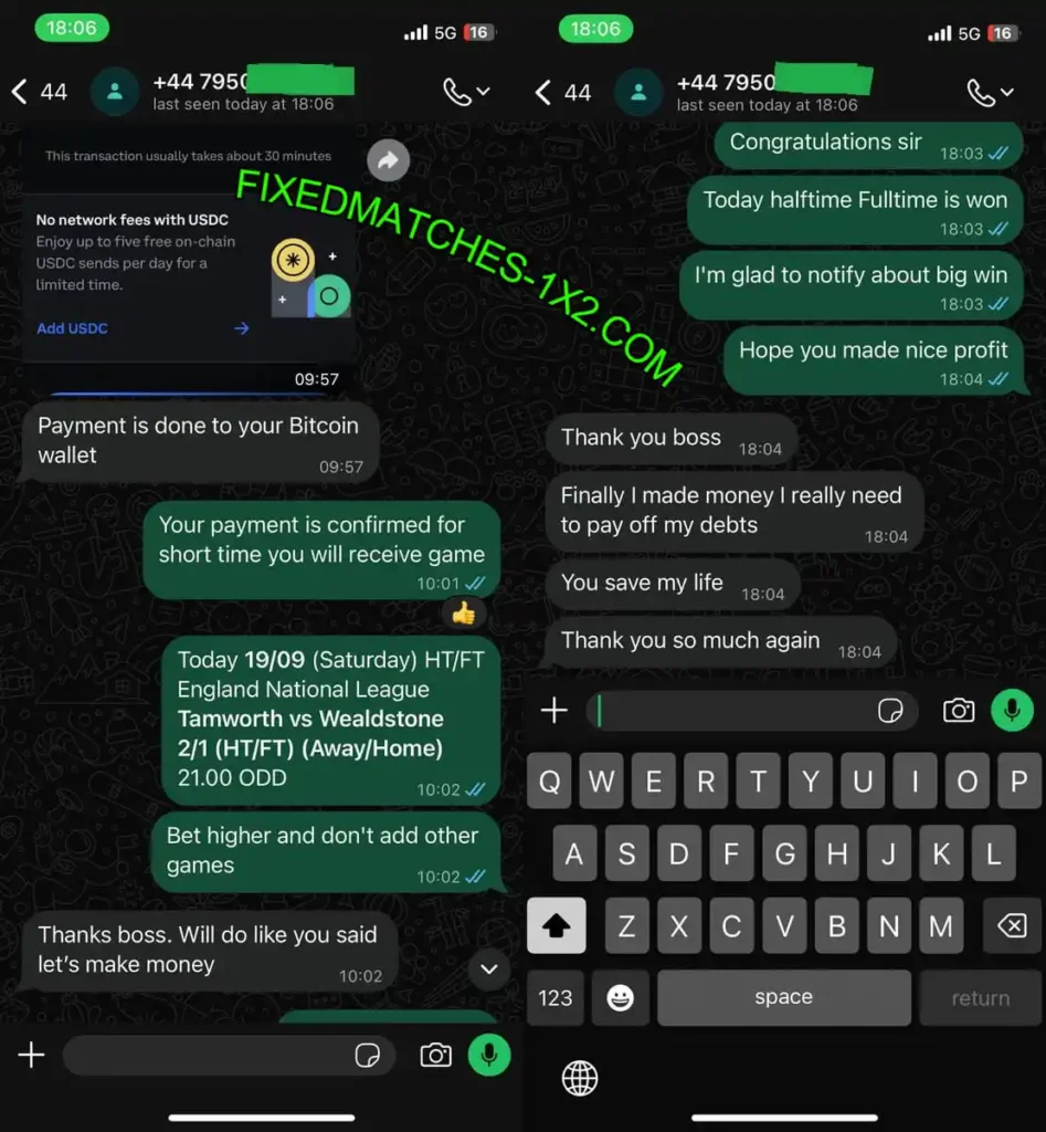 WHATSAPP FIXED MATCH 1X2 WHATSAPP FIXED MATCH 1X2