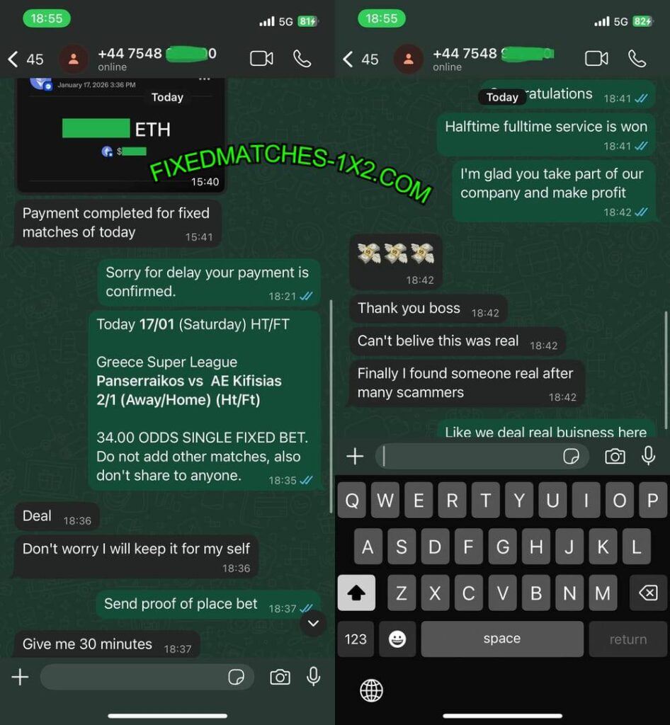 WHATSAPP FIXED MATCH 1X2 TIP WHATSAPP FIXED MATCH 1X2 TIP