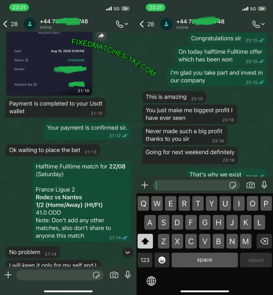 WHATSAPP FIXED MATCHES 1X2 WHATSAPP FIXED MATCHES 1X2