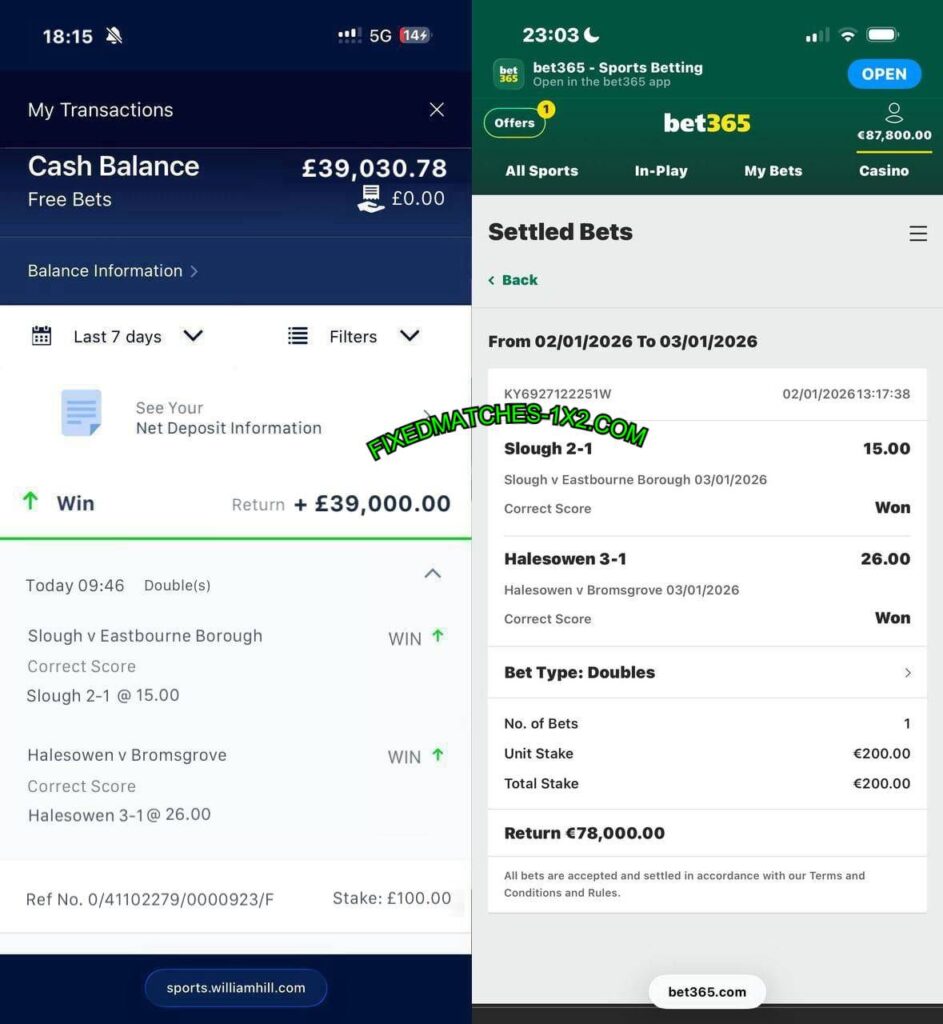 WILLIAM HILL SPORTS FIXED MATCHES TIPS WILLIAM HILL SPORTS FIXED MATCHES TIPS