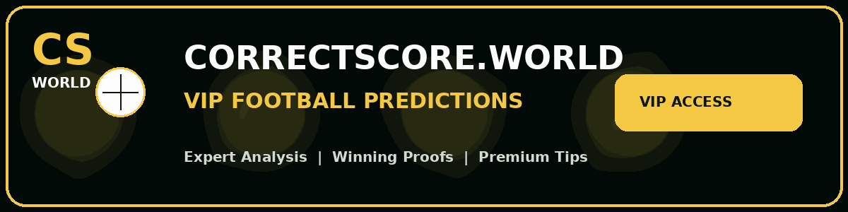 Correct score fixed matches