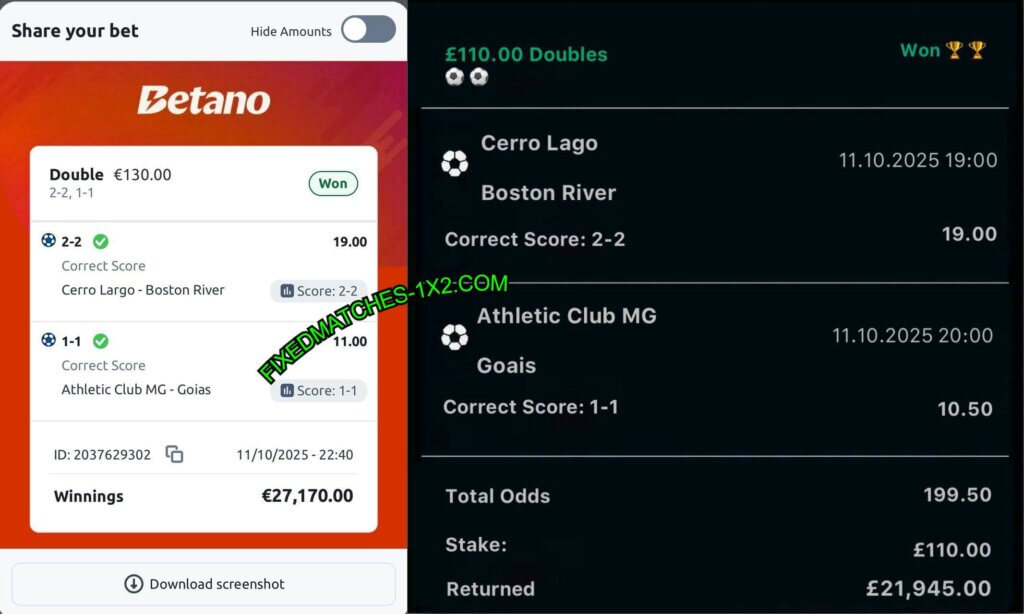 BETANO FIXED MATCHES SURE TIPS