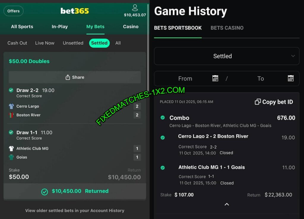 CORRECT SCORE FIXED BET365 TIPS