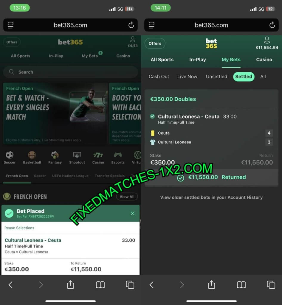 MANIPULATED FIXED MATCHES TIPS HTFT