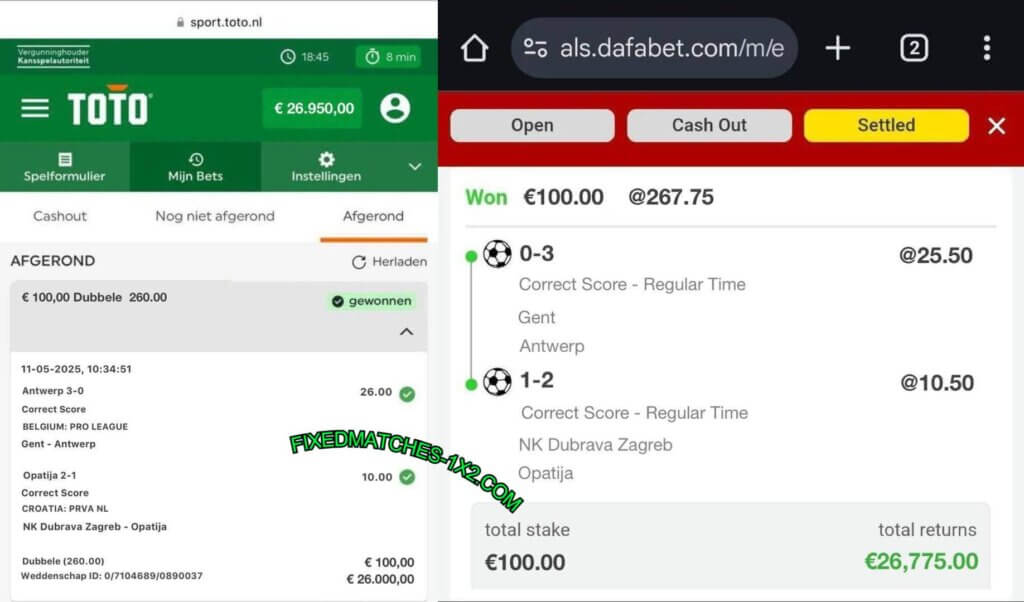 TOTO SPORT FIXED MATCHES TIPS CORRECT SCORE