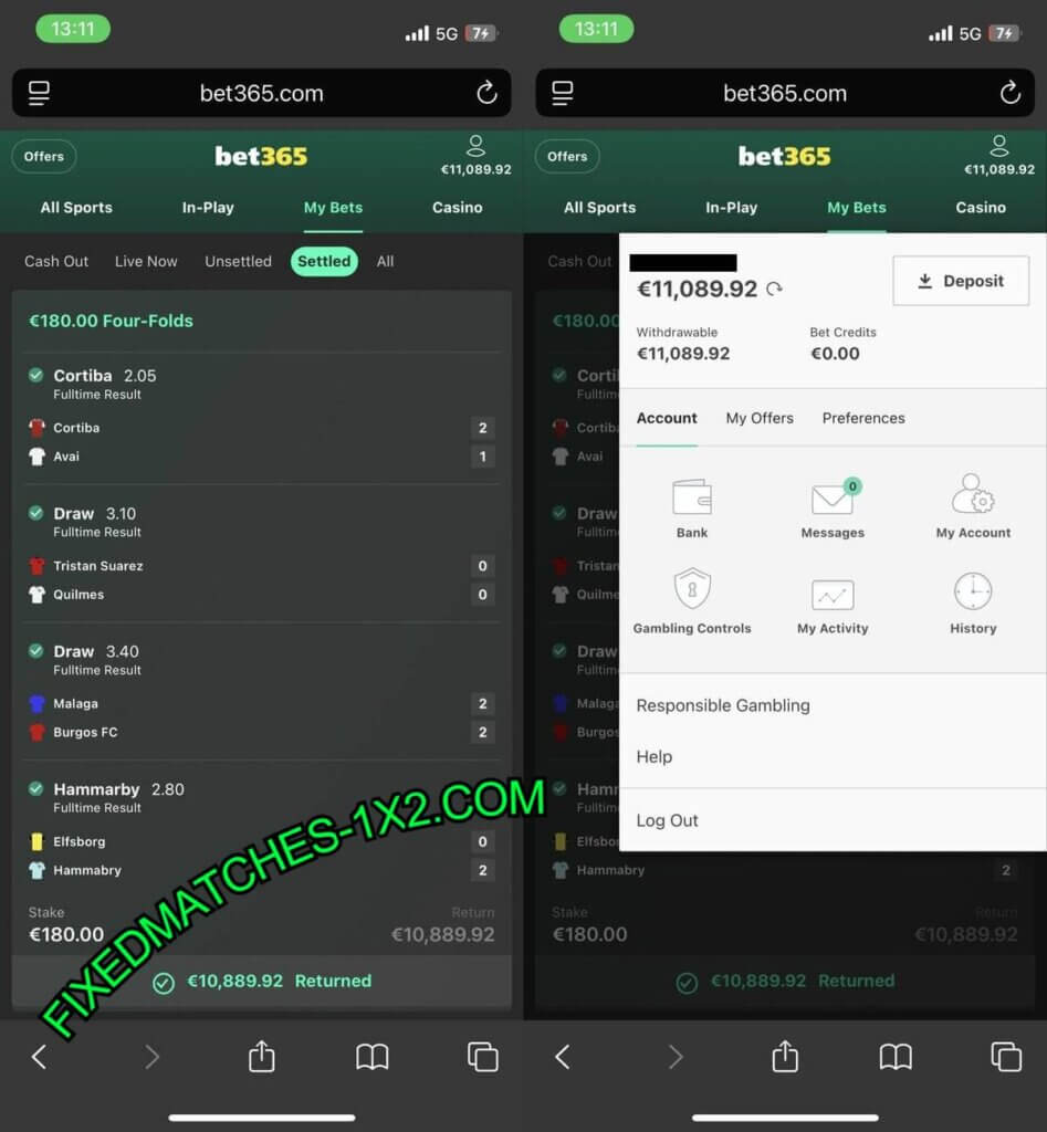 VIP FOOTBALL FIXED MATCH TIPS 1X2