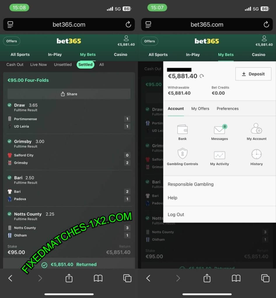 VIP SOCCER FIXED MATCHES 1X2